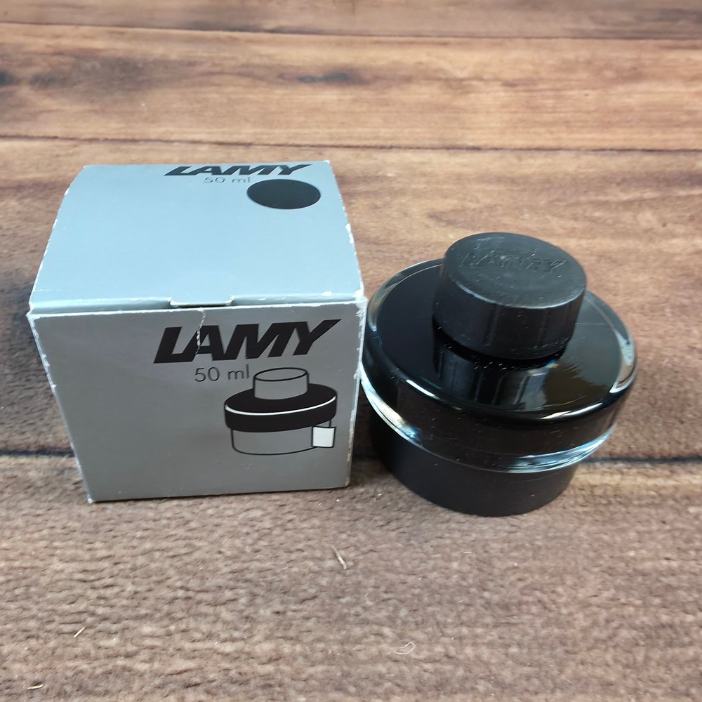 Lamy T52 Fountain Pen Ink 50ml Black New In Box Blotting Paper T52BK